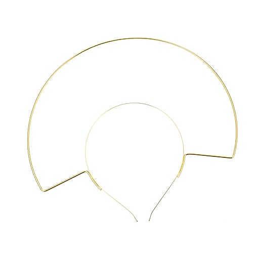 DECORNIJIA Eleganter DIY Haarschmuck Headdress für Damen Dekorativer Kopfschmuck mit Geometrischem Goldfarbenem Einfach zu Tragen für Tanzpartys Festlichkeiten und Besondere Anlässe von DECORNIJIA