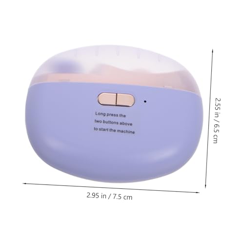 DECORNIJIA Elektrischer Nageltrimmer mit Sicherheitsfunktion Verstellbare Geschwindigkeit Ergonomischer Griff für Erwachsene und Präzises Automatisches Nagelpolieren Frei von Fingerquetschen von DECORNIJIA