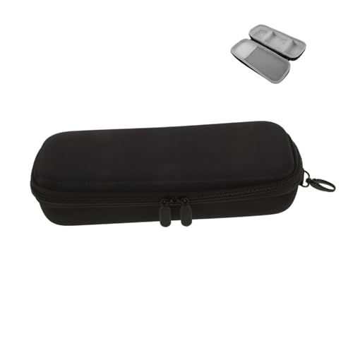 DECORNIJIA Eva Mikrofon Tragetasche für Stage Stoßfeste Hardcase Aufbewahrungstasche für Kabellose Handmikrofone Organizer für Dual Mikrofone Tragbar Schwarz von DECORNIJIA