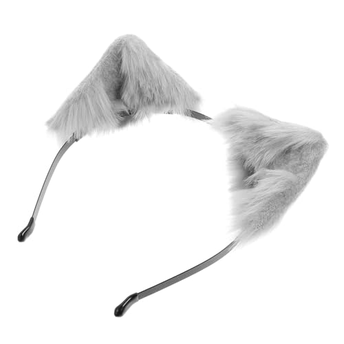 DECORNIJIA Fluffy Katzenohren Haarreif Plüsch Stirnband Cosplay Haarschmuck für Mädchen Festival Karneval Party Handgefertigt Langlebig und Modisch von DECORNIJIA