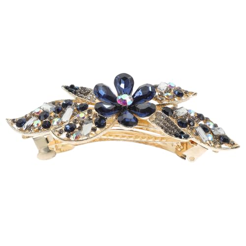 DECORNIJIA Strass Haarspange Damen Blumen Haar-accessoire Hochzeit Party Frühlings-haarspange Schmuck Für Teenager Und Erwachsene von DECORNIJIA