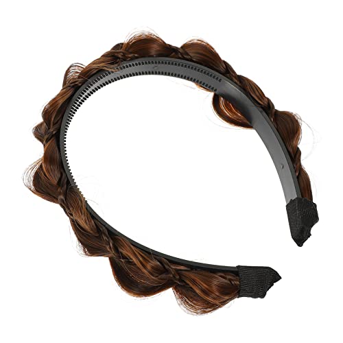 DECORNIJIA Geflochtenes Haarband Fischgrätenmuster Rutschfester Haarreifen mit Zähnen Modisches Haaraccessoire für Damen und Mädchen Geeignet für Alltag Partys Geschenkidee von DECORNIJIA