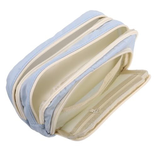 DECORNIJIA Großes Federmäppchen mit Fächern Multifunktionale Stiftetasche für Schule und Büro Geräumiger Stifteorganizer mit Reißverschluss für Schüler Künstler und Kreative von DECORNIJIA