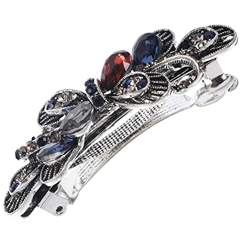 DECORNIJIA Haarnadel Aus Kristall Klaue Klein Stifte Für Haare Dame Frühlingshaarspangen Für Frauen Ausgefallene Haarspangen Funkelnd Clips Haarschmuck Für Die Brautjungfer Trendy Metall von DECORNIJIA