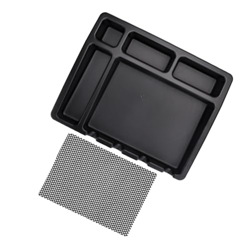 DECORNIJIA Haarschneider Aufbewahrungsbox mit Rutschfester Matte Langlebiger Friseurzubehör Organizer für Salon Clipper und Styling Werkzeuge Leichtes Design für Barber Station und von DECORNIJIA