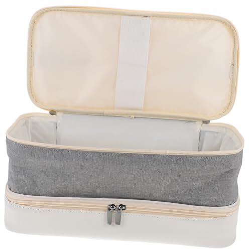 DECORNIJIA Haartrockner Organizer Tasche Tragbarer Lockenwicklerbehälter Reiseetui für Haarstyling Tools mit Multifunktionalen Fächern für Unterwegs von DECORNIJIA