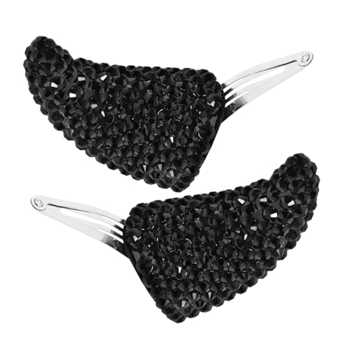 DECORNIJIA Halloween Teufelshorn Haarklammern mit Strass Leichtes Oxhorn Haar Accessoire Kreative und Dekorative Clips für Damen Teens und Mädchen Perfekter Haarschmuck zu Halloweenkostümen von DECORNIJIA