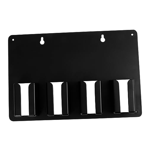 DECORNIJIA Halter Für Haarschneidemaschinen Aufbewahrungsregal Für Friseursalons Organizer Für Haarscheren Friseurwerkzeuge Wandmontierbar Schwarz Platzsparend von DECORNIJIA