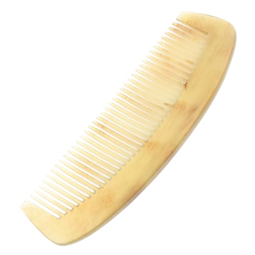 DECORNIJIA Kamm Aus Natürlichem Horn Für Frauen Antistatischer Tragbarer Haarbürste Smoothing Und Entwirrung Fördert Die Durchblutung Und Wirkt Haarausfall Entgegen von DECORNIJIA