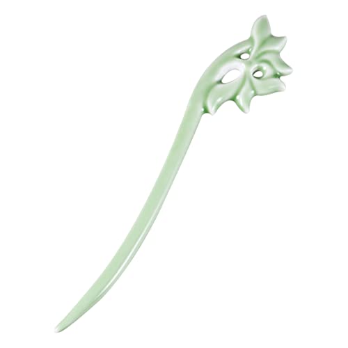 DECORNIJIA Keramik Haarnadel Für Damen Porzellan Haarstab Für Hochsteckfrisuren Vintage Haarschmuck Robust Und Langlebig Für Party von DECORNIJIA