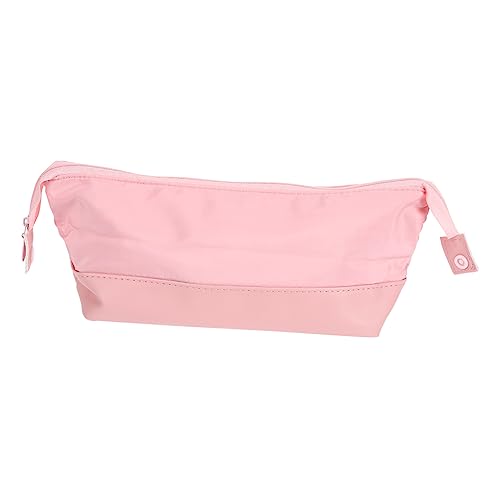 DECORNIJIA Kosmetikbeutel mit Bleistiftbeutel tragbar Student Bleistiftfälle Taschen federmäppchen kleine Schminktasche multifunktionale Schminktasche Schulstiftfall Polyester Rosa von DECORNIJIA