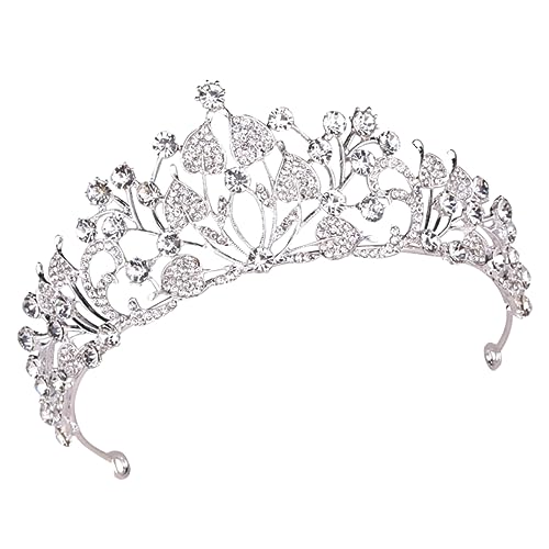 DECORNIJIA Krone Strass Haarreif Braut Hochzeit Frauen Zubehör Legierung Details Anlass Verlobung Party von DECORNIJIA