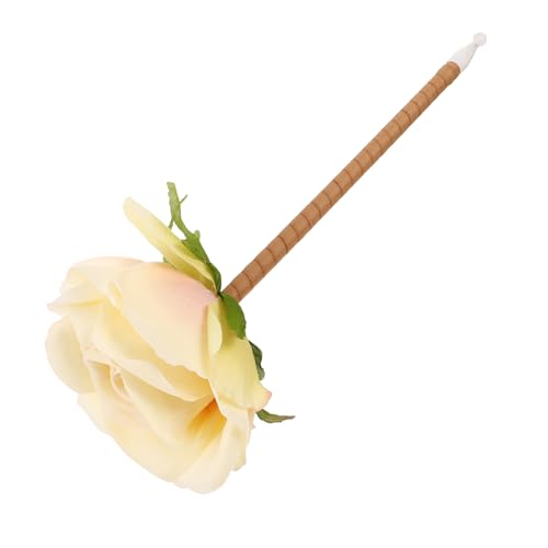 DECORNIJIA Kugelschreiber Zum Muttertag Party Hochzeit Zu Hause Erste Fake-Bouquet-Kugelschreiber Geschenkstift Zum Muttertag Blumenstraußstift Yellow Seidentuch von DECORNIJIA