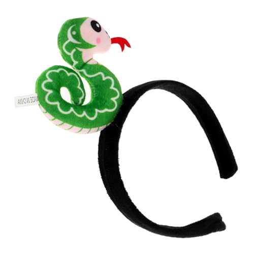 DECORNIJIA Leichtes Haarband für Frauen Cartoon schlangen stirnband zum Chinesischen Neujahr Komfortables Festliches Accessoire für Geburtstagsfeiern und Bühnenauftritte Vielseitig und von DECORNIJIA