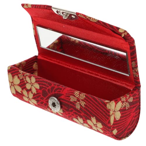 DECORNIJIA Lippenstifthalter Tragbar Lippenstift-aufbewahrungsbox Kosmetik-etui Für Damen Mit Spiegel Geeignet Für Reisen Camping Und Partys Für Eleganten Schutz von DECORNIJIA