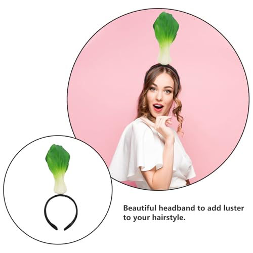 DECORNIJIA Lustiges Gemüse Stirnband Kopfband für Erwachsene Kreatives Cosplay Haarreifen Party Halloween Accessoire Langlebiges Material Vielseitiges Haarschmuck für Kostüm und Alltag von DECORNIJIA