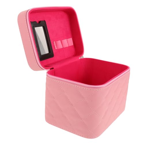 DECORNIJIA Luxuriöser Kosmetikkoffer Kleiner Make up Organizer mit Großzügigem Fassungsvermögen Multifunktional für Reise und Alltag Geräumiges Innenfach Langlebiges Material Stilvolles von DECORNIJIA