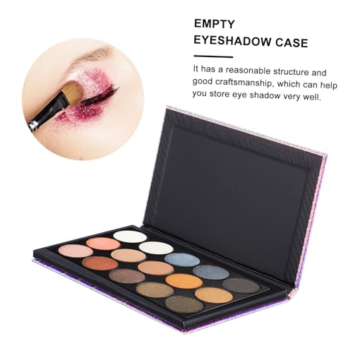 DECORNIJIA Magnetischer Lidschatten behälter Leer Quadratisch Stabil Langlebig Modisch Bunter Make up Organizer Praktisch Leicht zu Befüllen für Lidschatten pfannen von DECORNIJIA