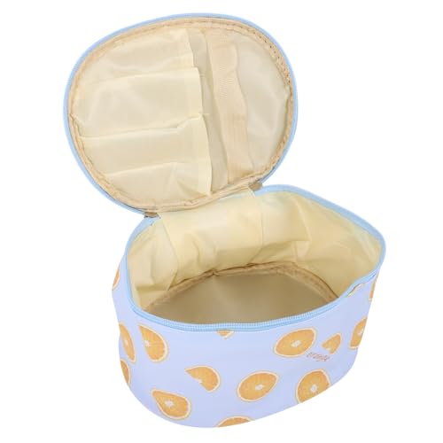 DECORNIJIA Make Up Tasche mit Avocado PU Großer Kapazität Leichter Kosmetik Organizer Tragbare Schminktasche für Damen für Reisen und Alltag Praktischer Make Up Aufbewahrungsbeutel von DECORNIJIA