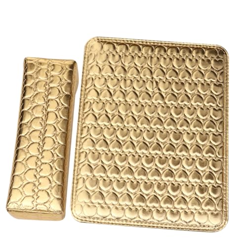 DECORNIJIA Maniküre Handauflage PU Leder Herzmuster Nagelkunst Armstütze Kissen Komfortable Handgelenk Polsterung Salon Zubehör für Professionelle Maniküre und Pediküre von DECORNIJIA