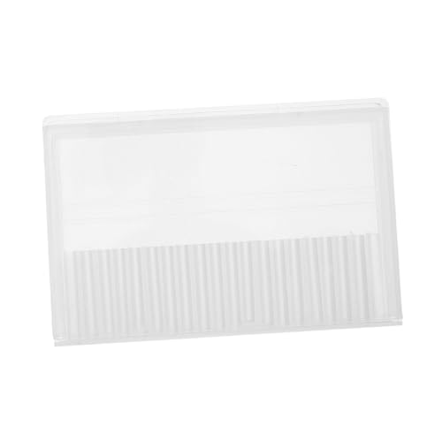 DECORNIJIA Maniküre Werkzeug Aufbewahrungsbox Nagelfräser Bits Organizer Staubdicht Kunststoff Nagelbohrer Halter für Nagelstudio Zuhause Nagelpflege Zubehör von DECORNIJIA