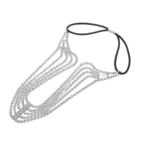 DECORNIJIA Mehrlagiges Haarband mit Funkelnden Strasssteinen Stilvolles Haarschmuck accessoire für Damen Geeignet für Hochzeiten Partys und Festliche Anlässe Silberfarbene Kopfbedeckung DECORNIJIA Mehrlagiges Haarband mit Funkelnden Strasssteinen Stilvolles Haarschmuck accessoire für Damen Geeignet für Hochzeiten Partys und Festliche Anlässe Silberfarbene Kopfbedeckung von DECORNIJIA