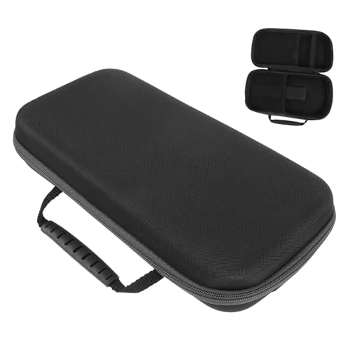 DECORNIJIA Mikrofon Hardcase Eva Tragetasche mit Reißverschluss Stoßfeste Wireless Mikrofon Aufbewahrungstasche mit Netzfach für Kabel und Zubehör Dual Handmikrofon Organizer Tasche von DECORNIJIA