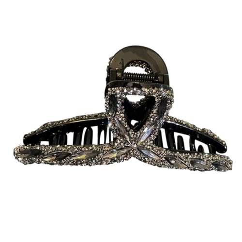 DECORNIJIA Modische Haarkralle aus Acryl mit Funkelnden Strasssteinen Starker Griff Haarschonend Vielseitiger Haarschmuck für Frauen und Mädchen für Alltag Party und von DECORNIJIA