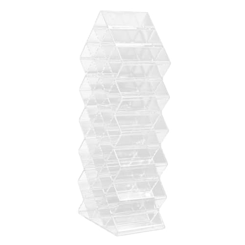 DECORNIJIA Multi-grid-kosmetikregal Desktop-kosmetik-tool-organizer Kosmetik-halteregal Desktop-organizer-regal Multi-grid-rack Aufbewahrungshelfer Für Make-up Lippenstifte Kosmetika Aus Acry von DECORNIJIA