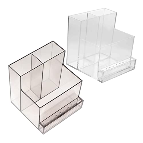 DECORNIJIA Nagelbohrer-organizer-ständer 2-teiliger Nagelwerkzeughalter Für Den Heimgebrauch von DECORNIJIA