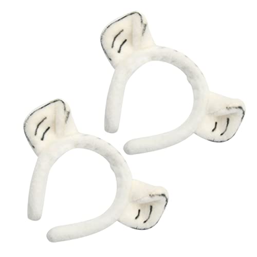 DECORNIJIA Niedliche Tiger Ohren Haarreifen Weiche Rutschfeste Damen Haarbänder Teiliges Leichte Hautfreundliche Haarschmuck Accessoires für Alltag und Freizeit von DECORNIJIA