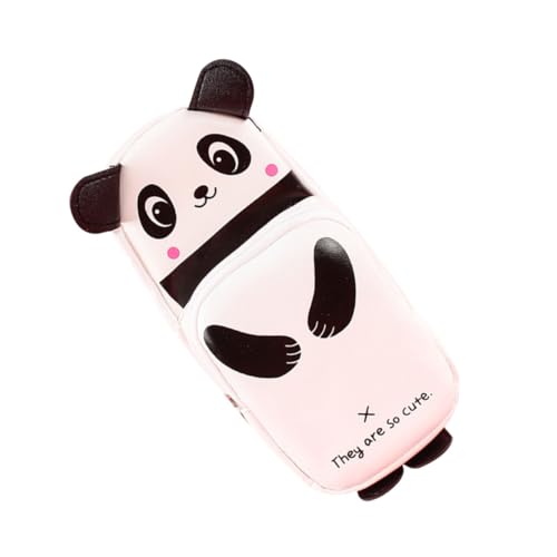 DECORNIJIA Niedliches Panda Federmäppchen aus Hochwertigem Material Langlebiges Stiftemäppchen für Schüler Geräumige Bleistifttasche und Schreibwaren Organizer für Schule und Alltag von DECORNIJIA