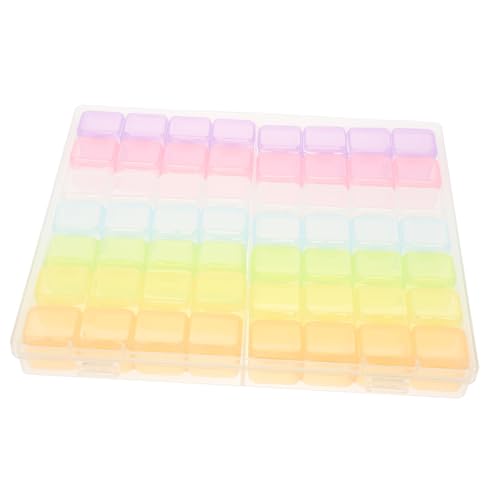 DECORNIJIA Transparenter Nagelkunst-aufbewahrungsbox-organizer Mit Fächern Aufbewahrungshalter Für Maniküre-zubehör Dip-puder-organizer Nagelzubehörbox Mit Fächern Für Maniküre-studio von DECORNIJIA