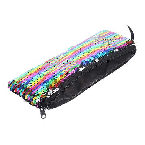 DECORNIJIA Pailletten Kosmetiktasche Klein Handlich Glitzer Makeup Bag Damen Schminktasche Tragbar Für Reisen Und Alltag von DECORNIJIA