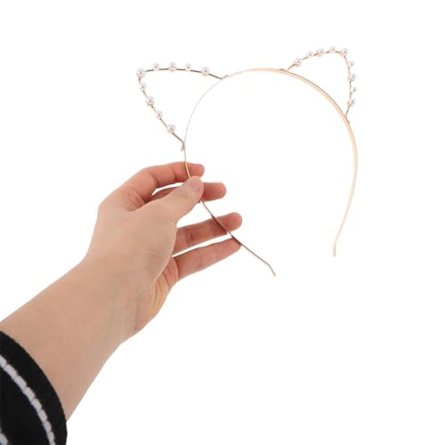DECORNIJIA Perlenbesetztes Katzenohren Haarreif aus Legierung Leichtes Bequemes Stirnband mit Hohlen Ohren Modischer Haarschmuck für Mädchen und Frauen Geeignet für Partys Cosplay und Alltag DECORNIJIA Perlenbesetztes Katzenohren Haarreif aus Legierung Leichtes Bequemes Stirnband mit Hohlen Ohren Modischer Haarschmuck für Mädchen und Frauen Geeignet für Partys Cosplay und Alltag von DECORNIJIA
