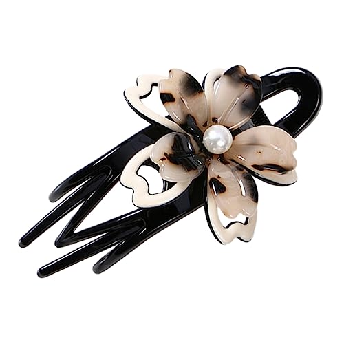 DECORNIJIA Blumenhaarspange Aus Acryl Pferdeschwanz-clips in Schicken Farben Rutschfeste Entenschnabel-haarspange Für Frauen Und Mädchen Passend Zu Outfits Und Haarfarben Zum Zurückhalten Von von DECORNIJIA
