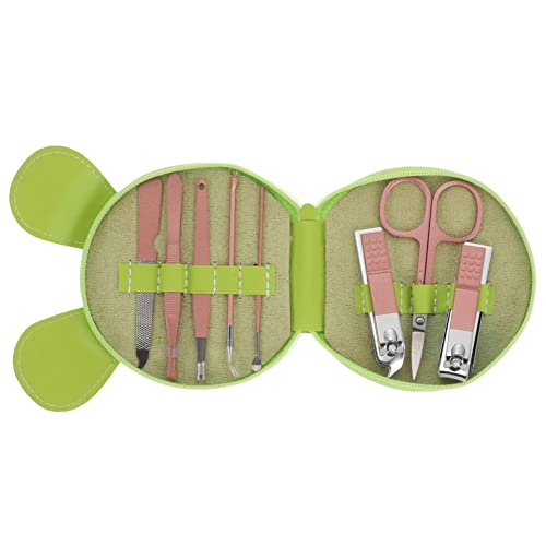 DECORNIJIA Professionelles Teiliges Pediküre und Nagelpflege aus Rostfreiem Stahl mit Niedlichem Cartoon Etui Kompakt und Reisefreundlich für Männer und Damen zur Täglichen Maniküre und von DECORNIJIA