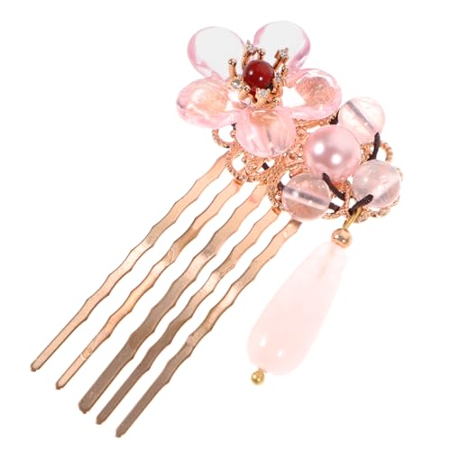 DECORNIJIA Retro Haarschmuck Damen Haarstab mit Quaste Handgefertigter Vintage Haarstick für Lange Haare Eleganter Haarschmuck für Alltag Party Cosplay und von DECORNIJIA