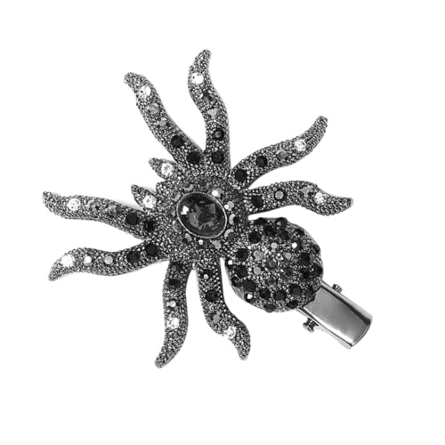 DECORNIJIA Rhinestone Halloween Spider Haarklammer Strass Haarspange für Mädchen Party Cosplay Festival Kopfschmuck Eleganter Haarschmuck von DECORNIJIA