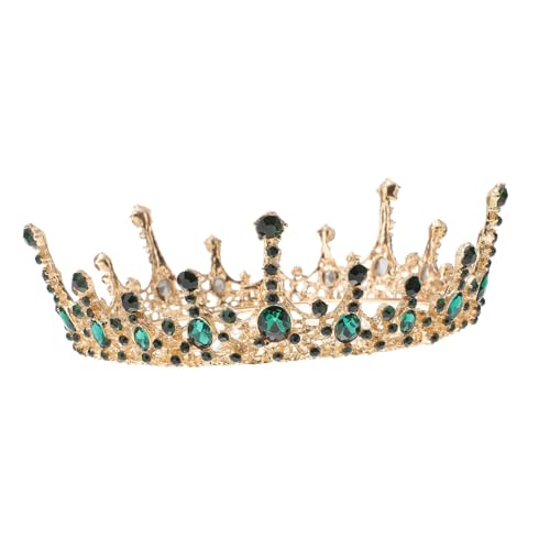 DECORNIJIA Rhinestone Krone Haarschmuck Hochzeit Braut Tiara Stirnband für Frauen Mädchen Elegant Strass Hochzeitshaarschmuck für Braut und Brautjungfern von DECORNIJIA