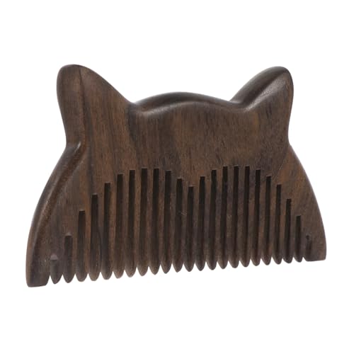 DECORNIJIA Sandelholz Holzkamm Leicht Tragbar Haarkamm mit Feiner Handwerkskunst Langlebig für Damen Herren Lockiges Haar Massagekamm für und Styling von DECORNIJIA