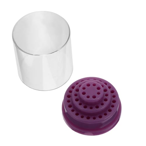 DECORNIJIA 48löcher Bohrer Bit Box Mit Fächern Nagelbohrer Aufbewahrungsbox Transparenter Bohrerhalter Für Maniküre-studio-organizer von DECORNIJIA