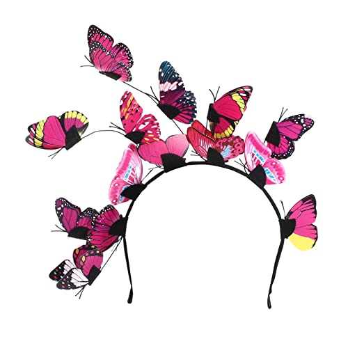 DECORNIJIA Schmetterling Haarreif Für Hochzeiten Und Halloween Leichtes Braut-accessoire Mit Feiner Verarbeitung Für Kostüme Partys Und Karneval Eleganter Kopfschmuck Für Besondere von DECORNIJIA