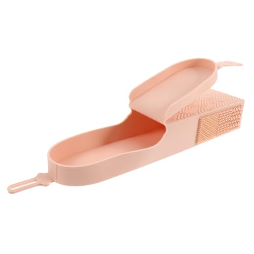 DECORNIJIA Silikon Make up Pinsel Aufbewahrungsbox Langlebig Flexibel Kompakt Reise Kosmetik Organizer Tasche Staubdicht Großes Fassungsvermögen für Unterwegs Geschenk für Frauen von DECORNIJIA