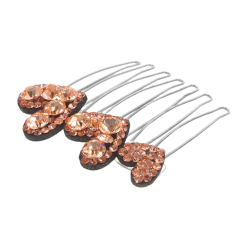 DECORNIJIA Sparkle Hair Combs Mit Strasssteinen Herzförmig Für Brauthaarzubehör Und Hochzeitshaarkämme Ideal Für Frauen Und Brautjungfern Dekorative Haarkämme Mit Kristallen Gold von DECORNIJIA
