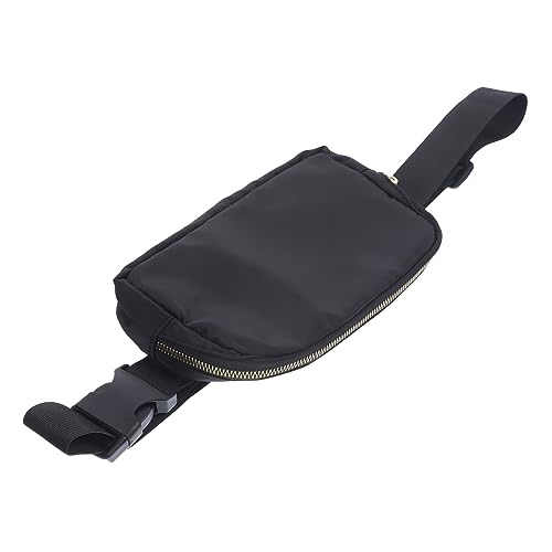 DECORNIJIA Sportliche Bauchtasche Damen Verstellbar Leicht Multifunktional mit Handyfach für Running Wandern Shopping Schwarz von DECORNIJIA