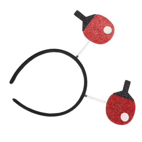 DECORNIJIA Spring Stirnband Damen Mädchen Sportliches Haarband Dekoratives Buntes Party Accessoire für Tanz Wettbewerb und Freizeit mit Tischtennis von DECORNIJIA