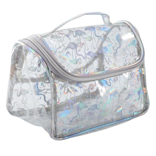DECORNIJIA Transparente Kosmetiktasche PVC Wasserfest Große Kapazität Kulturbeutel Reise Make up Tasche für Damen Vielseitig als Toilettenartikel Organizer Geeignet von DECORNIJIA