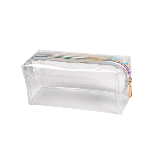 DECORNIJIA Transparente wasserdichte Kosmetiktasche mit Reißverschluss Langlebige PVC Aufbewahrungstasche Tragbare Makeup Bag für Reisen Camping und Alltag Praktische Kulturtasche für Damen DECORNIJIA Transparente wasserdichte Kosmetiktasche mit Reißverschluss Langlebige PVC Aufbewahrungstasche Tragbare Makeup Bag für Reisen Camping und Alltag Praktische Kulturtasche für Damen von DECORNIJIA