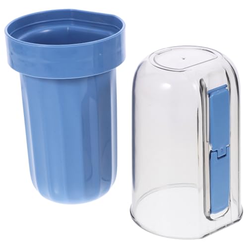 DECORNIJIA Transparenter Reise Zahnbürstenbecher aus Langlebigem Cop PP Multifunktionaler Zahnbürstenhalter und Zahnpasta Organizer Kompakt und Platzsparend für Outdoor Geschäfts und von DECORNIJIA